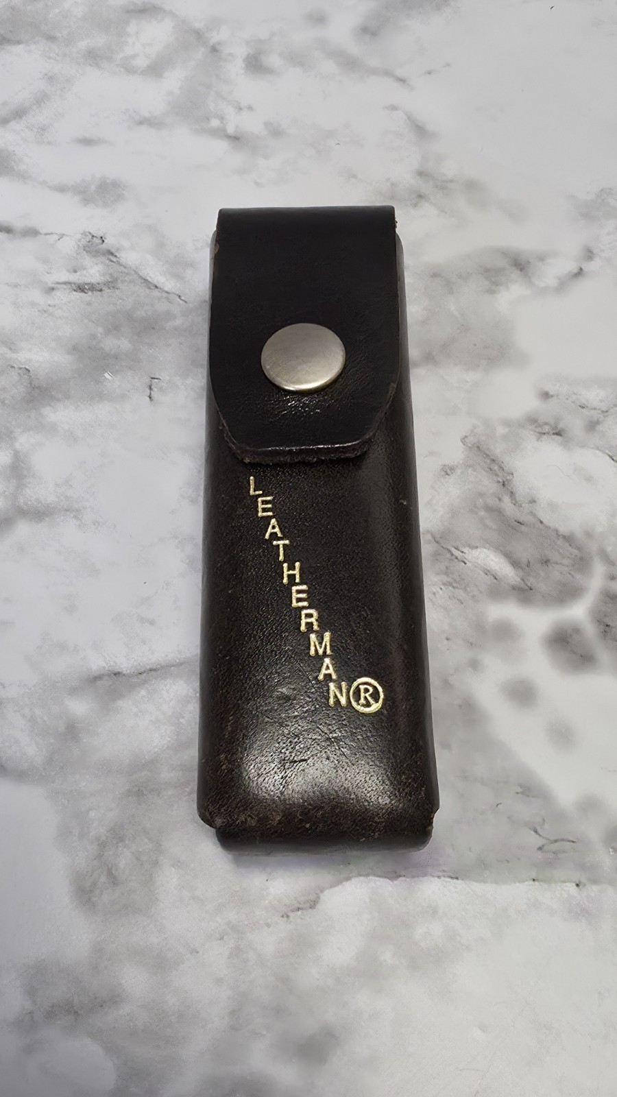 Vintage Leatherman Pocket Survival Tool PST Multi-Tool with Leather Pouch