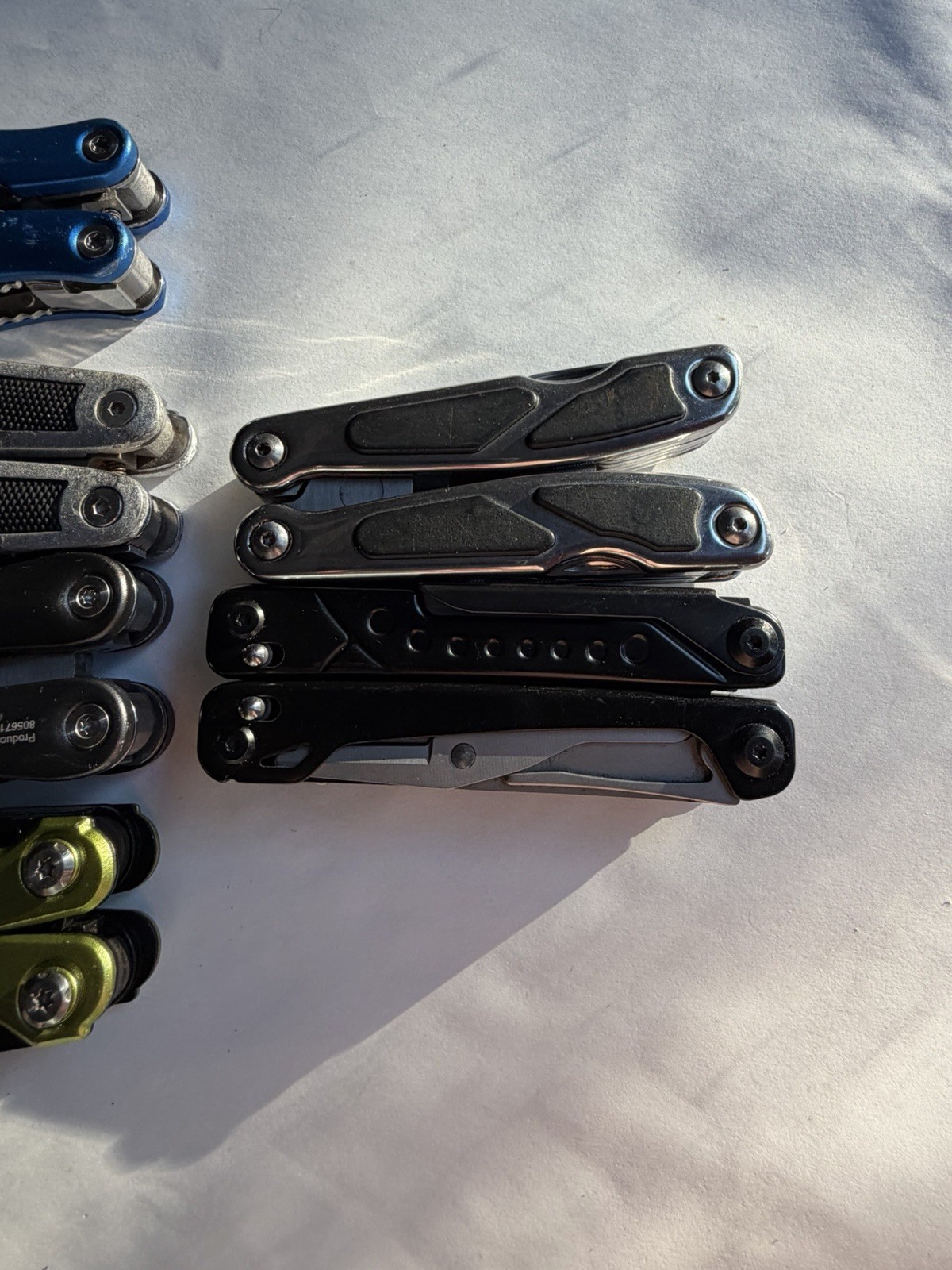 Big Lot of 10 Multi-Tools Pocket Knives, Various Brands inc Ozark Trail, Perwin