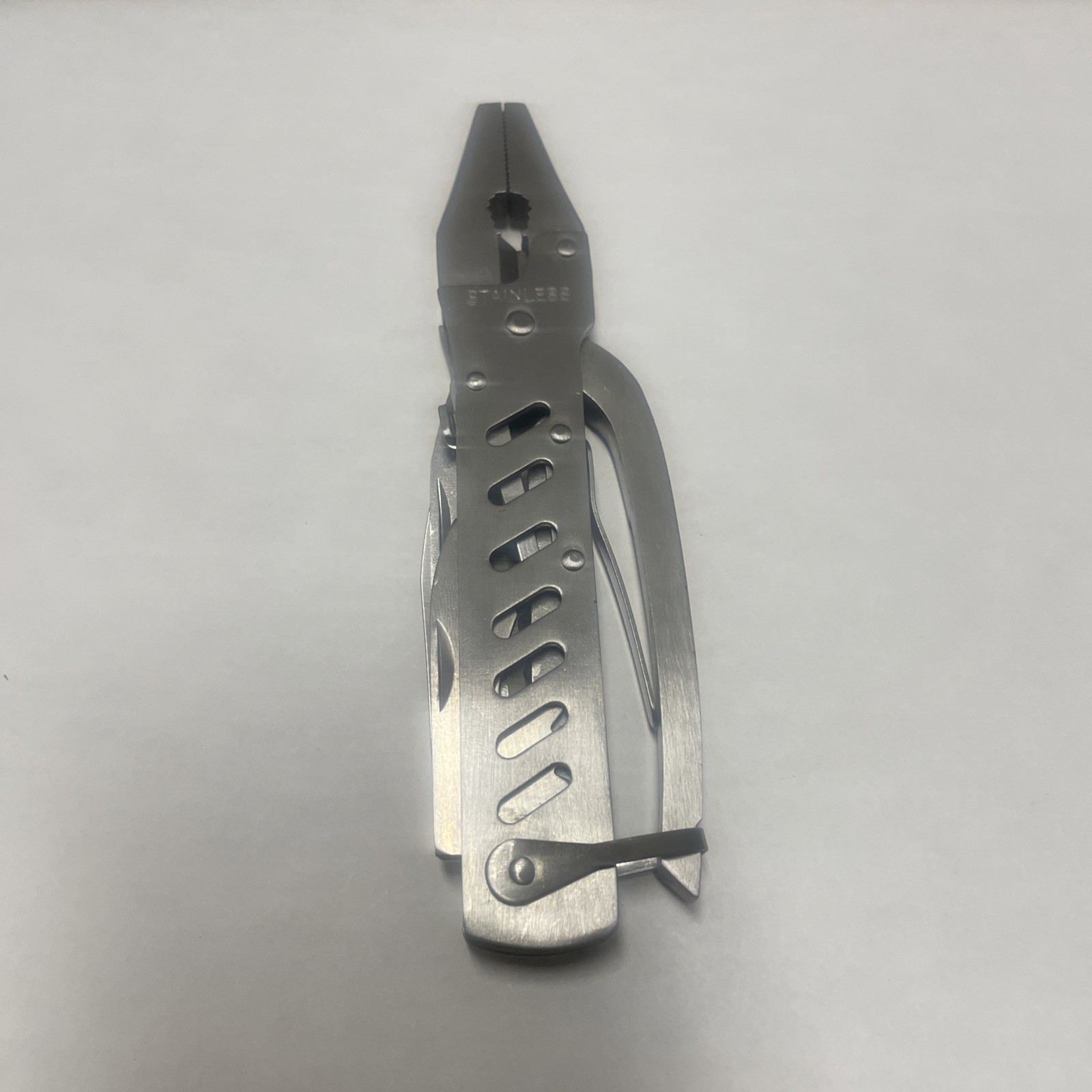 MAXAM 6″ Multi-Tool Folding Pliers All Stainless Steel Survival Knife Tools