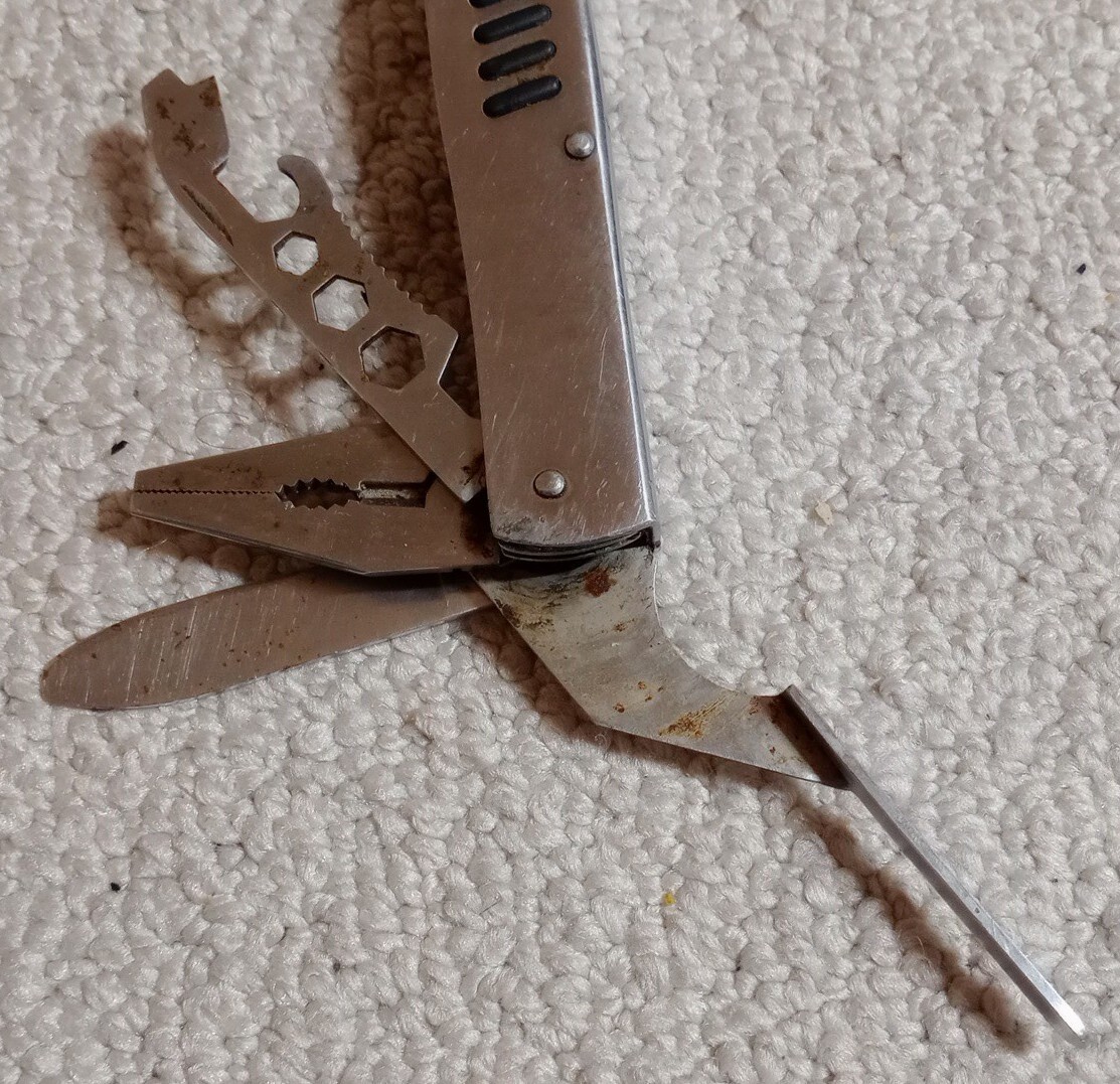 Silver 5.5″ Tall Stainless Steel Multi-Tool 23