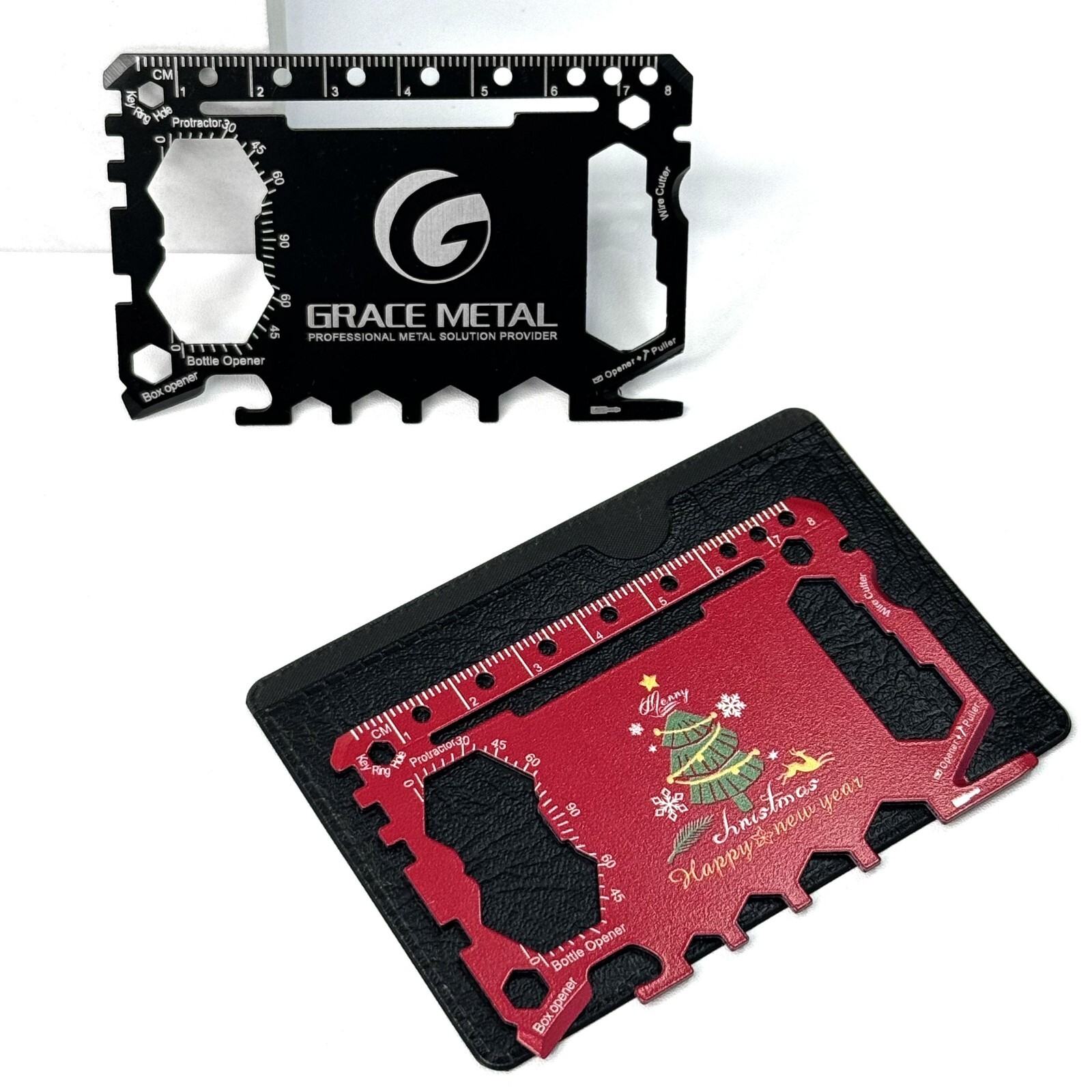 Multitool Pocket Tool 46 in 1 Credit Card Size – Cash Clip – Multi Purpose Tool