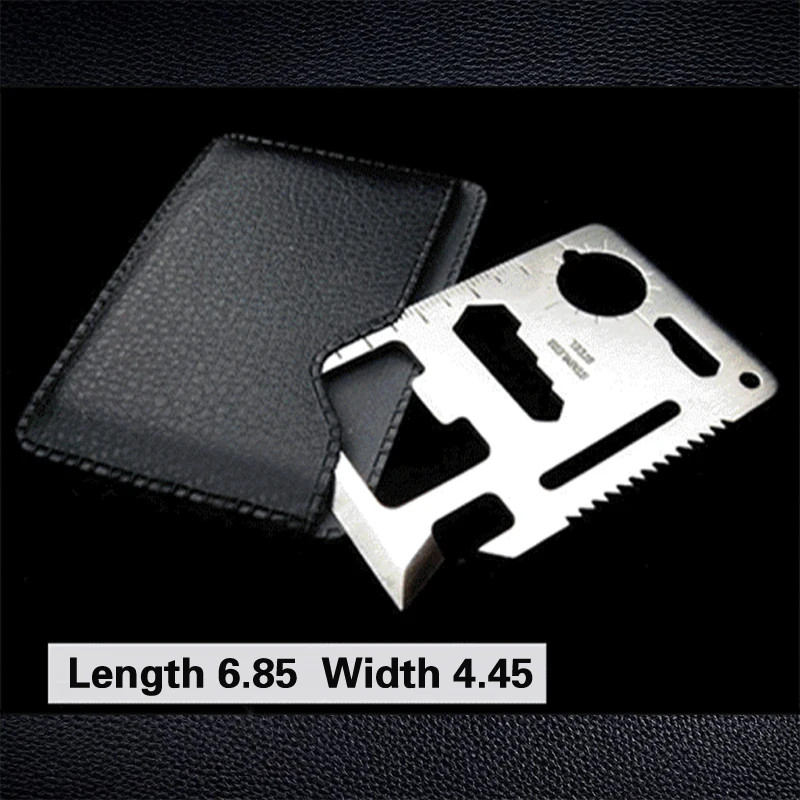 Pocket Tool Multifunction Credit Edc Outdoor Bottle Survive Gear Card Mult
