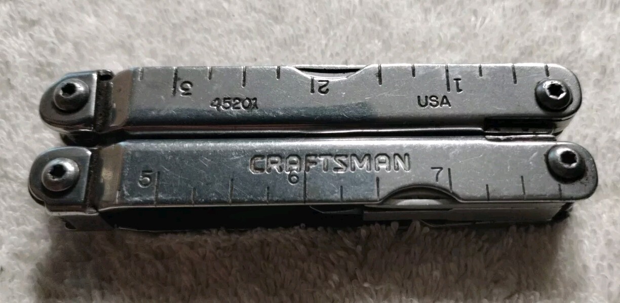 Craftsman Made In USA 45201 Multi-Tool Pliers Screwdrivers w/Sheath