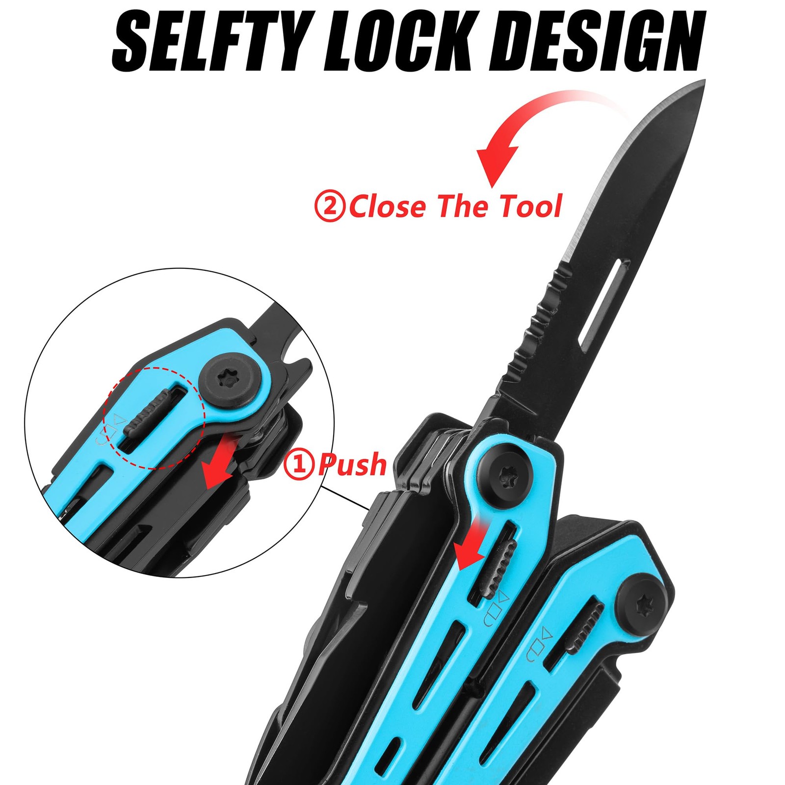 16-in-1 Multi Tool Pliers, Gifts for Men Dad, Stainless Steel EDC Multitool w…