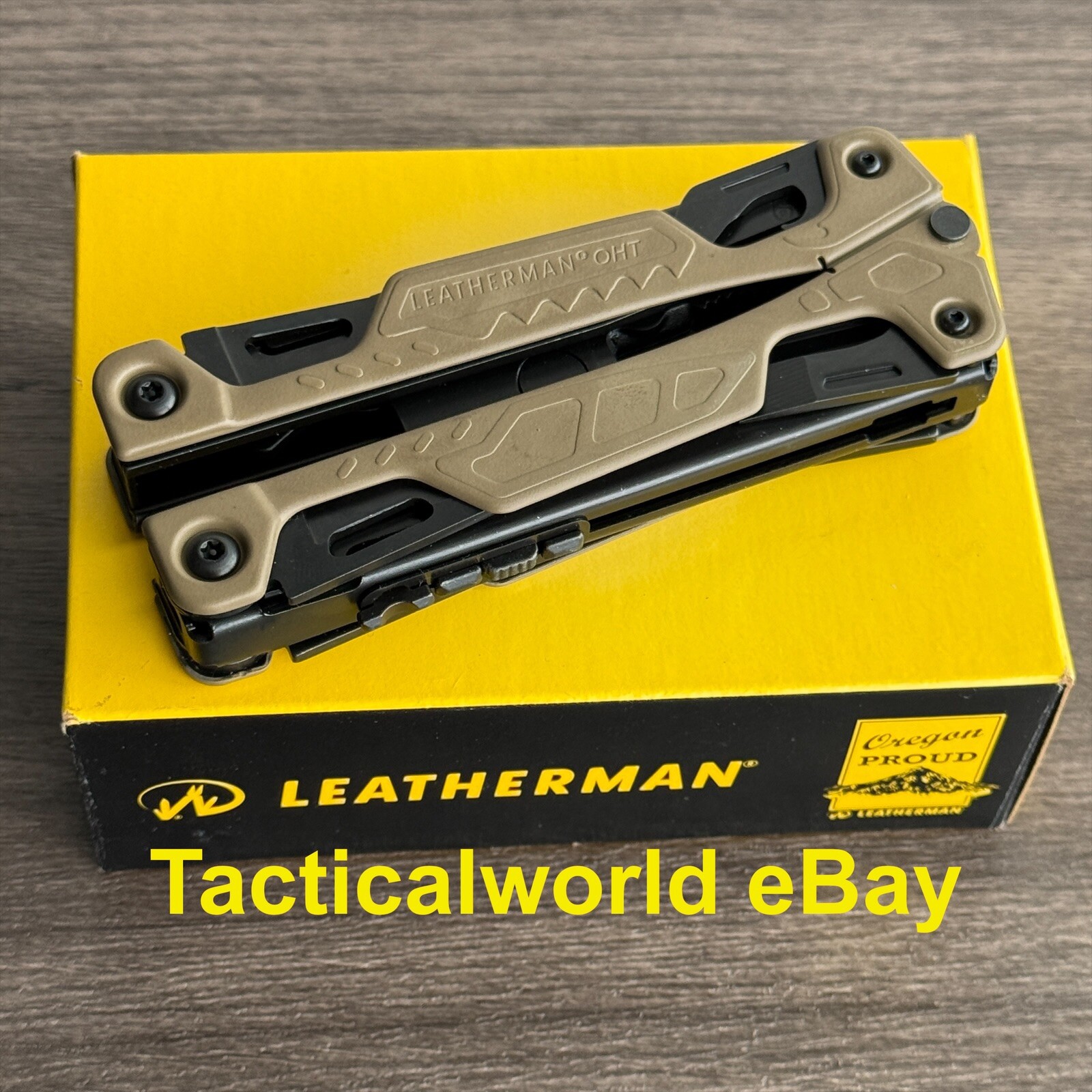 Leatherman OHT Brown/Tan w/Cano Sheath (Camo Pattern vary) Superb 154CM cutters!