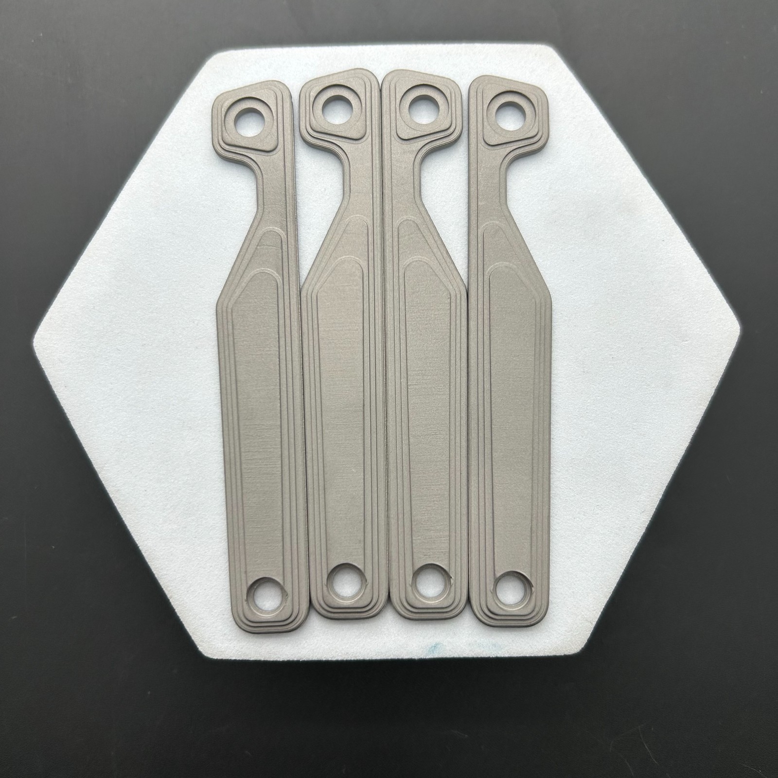 4PCS Titanium Scale Plates for Leatherman Wave Alpha Handle Mod