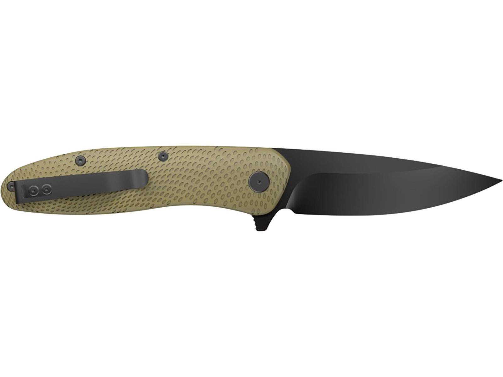 Outdoor Edge Viddux Pocket Knife 3.15″ Drop Point 4Cr14MoV Black Oxide Blade