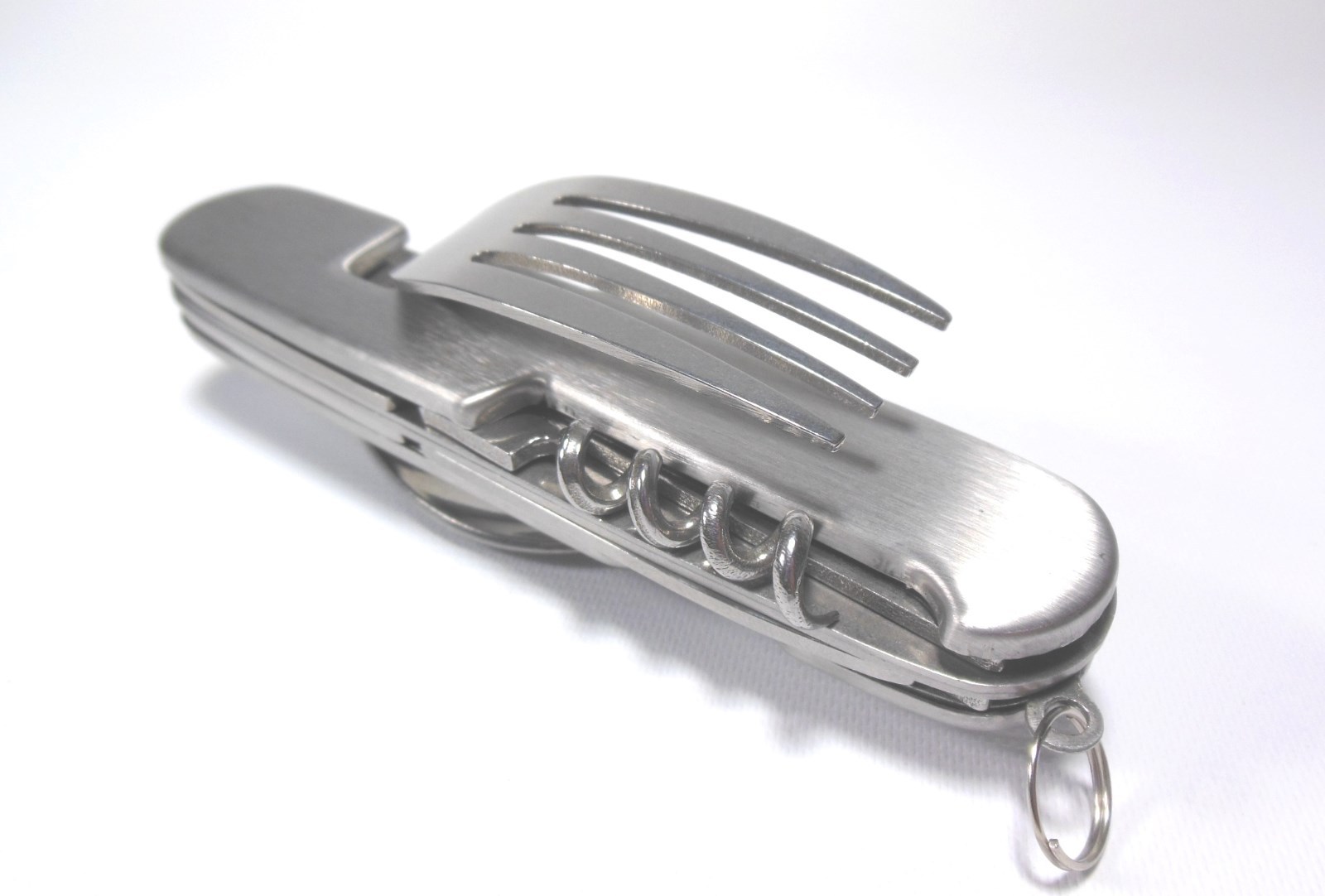 Multi Function Camping Utensil Tool 7-in-1 Detachable Knife Fork Spoon Emergency