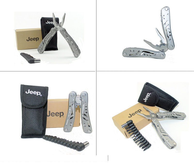 JEEP Multi-function Outdoor Set Pliers Knife Stainless Steel Camping Screwdriver
