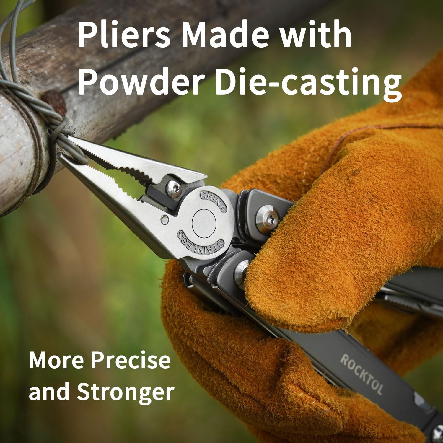 Multitool Pliers, EDC Multitool Pocket Knife VG10 Blade, 27-in-1 Multi-tool w…