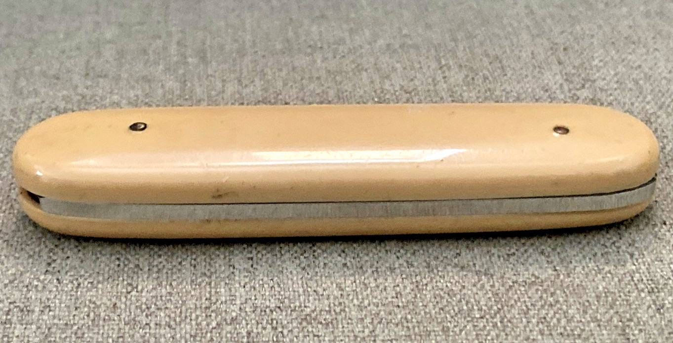 Seizo Japan 3.75″ Tan Stainless Screwdriver Folding Pocket Tool