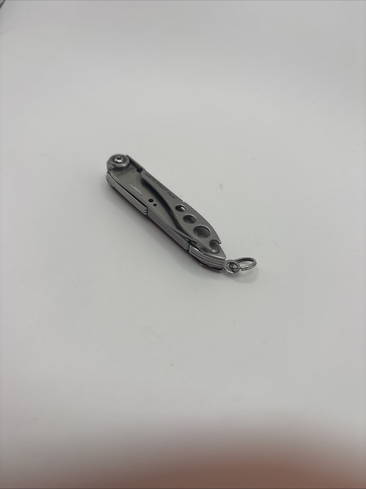Original Leatherman Style Small Multi-Tool Red w/ Key Ring Retired READ – 4-2