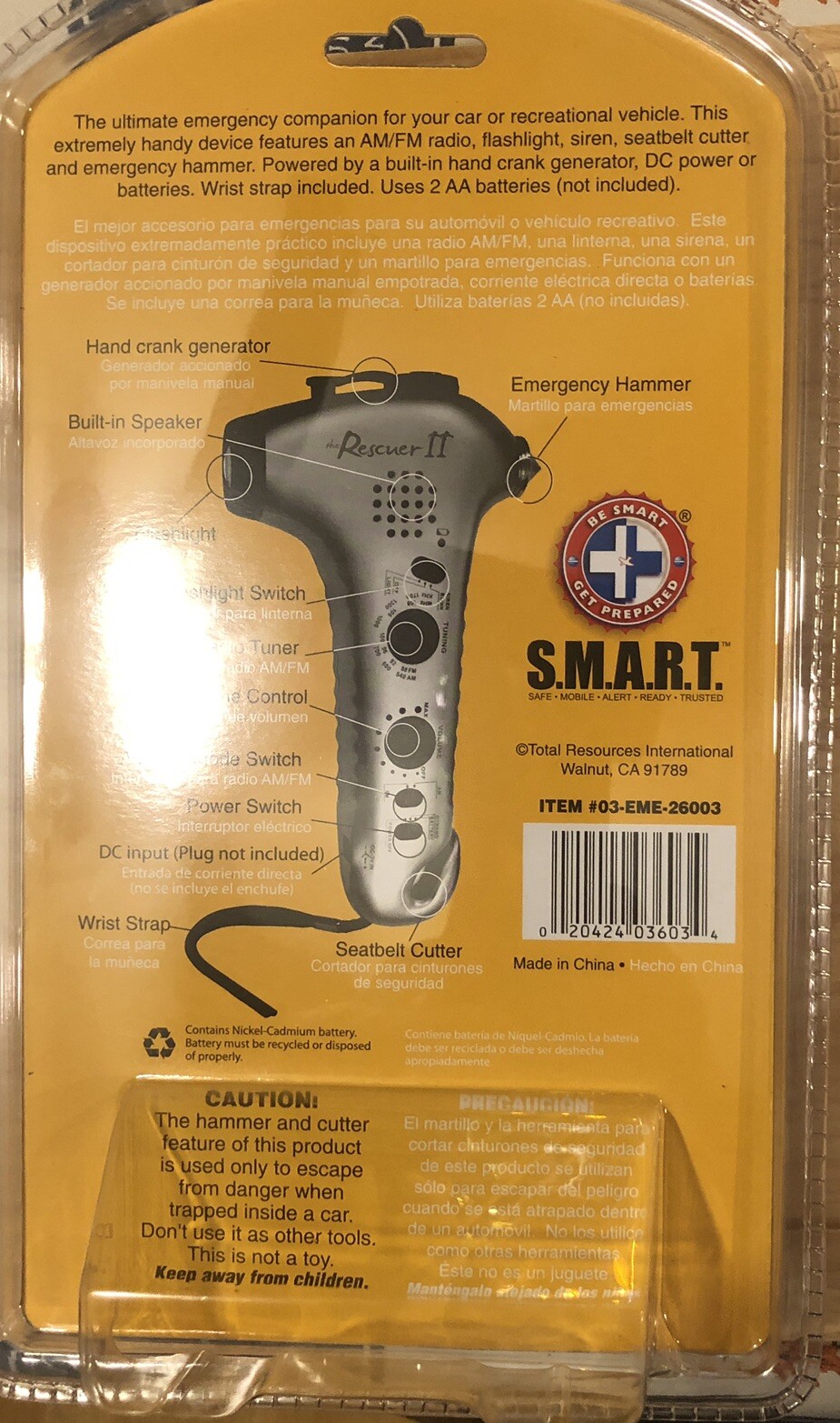 6 In 1 Emergency Tools