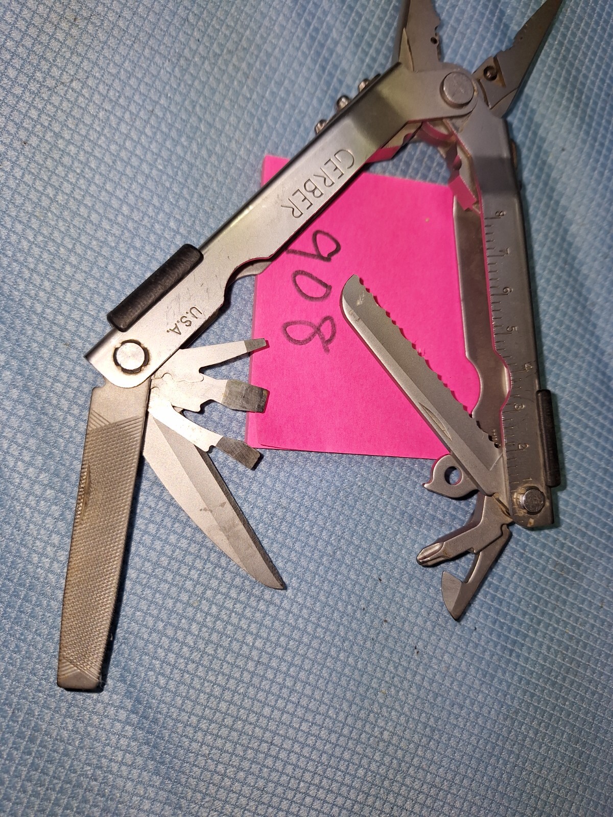 1 SILVER GERBER 600 U.S.A. Multi Tool NICE lot 908
