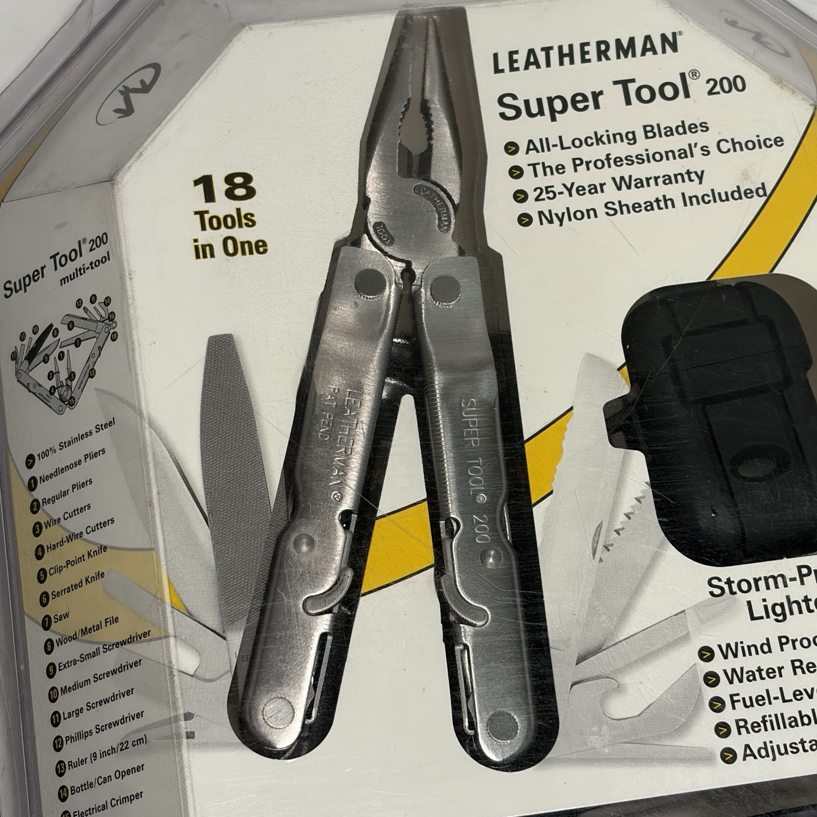 Leatherman Super Tool 200 Blister Pack Gift Set – Vintage 2004 Sealed New NOS