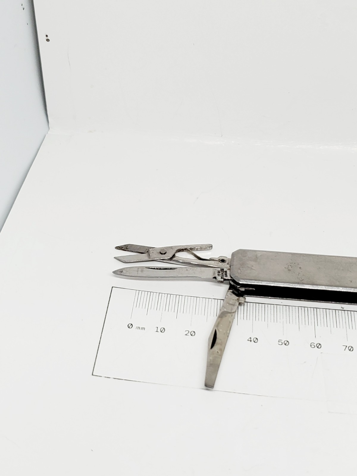 Stainless Steel Pocket Knife blue 6-in-1