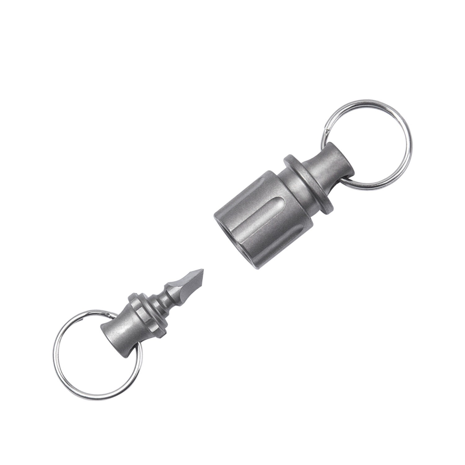 Titanium Quick Release Swivel Keychain Pull Apart Detachable Car Key Holder
