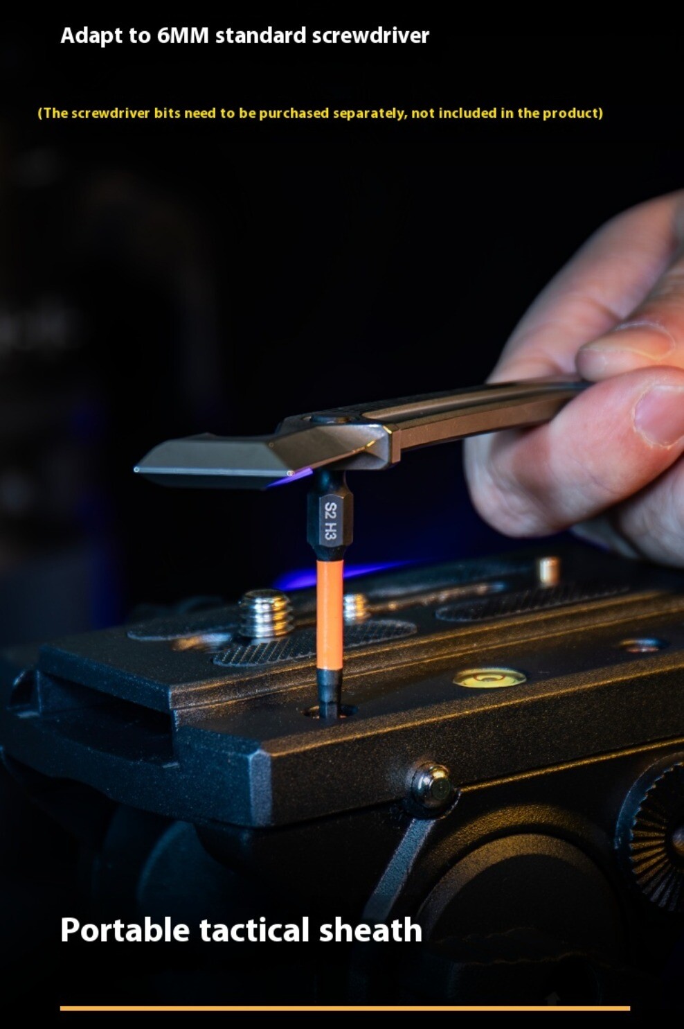 Matrix EDC pry bar Titanium alloy multifunctional Tool.