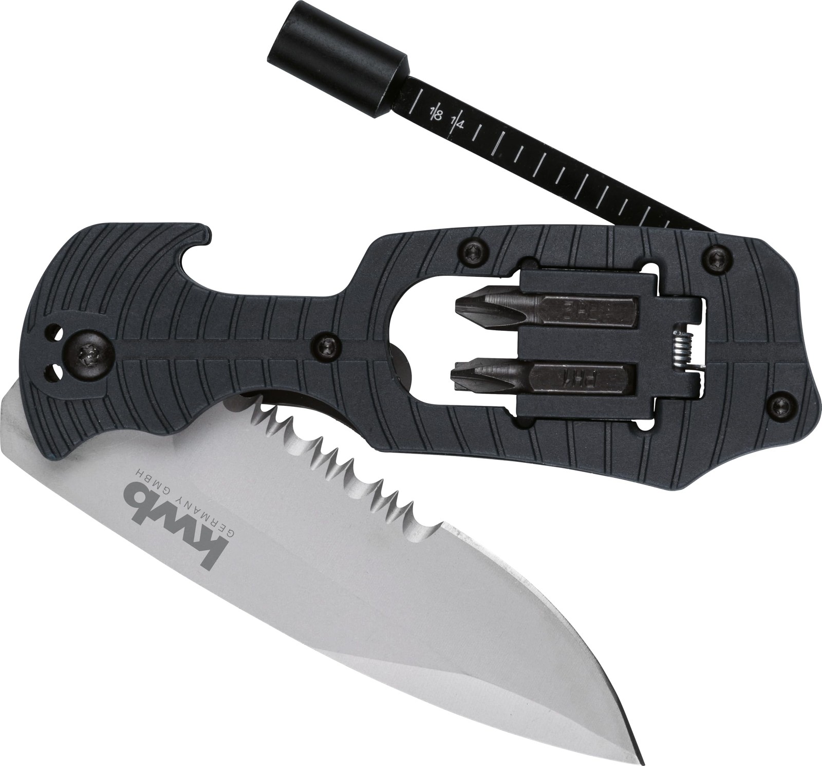 16620 Leisure Pocket Knife with Bit Holder, Screwdriver Function, Extra S…