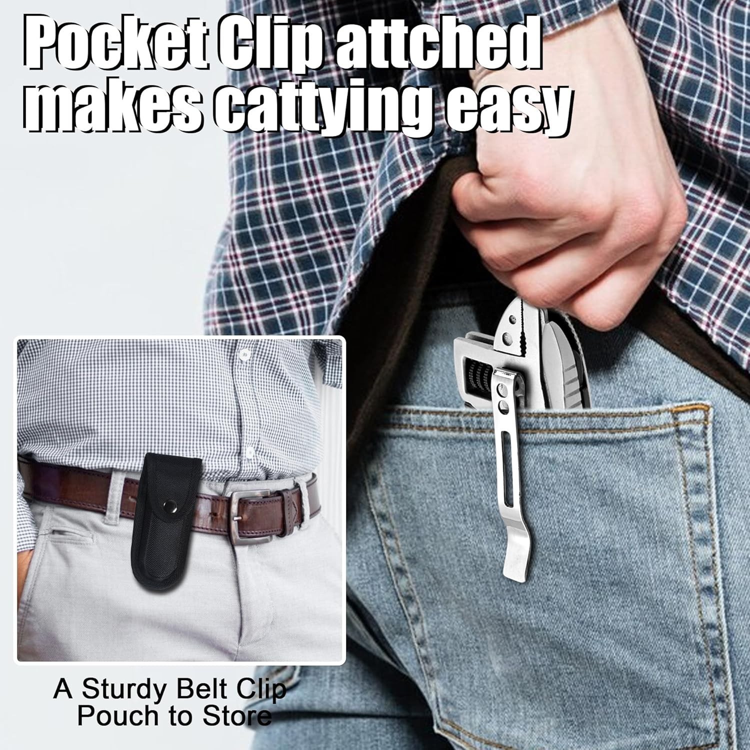 Versatile 5-in-1 Stainless Steel Multitool – Your Ultimate Outdoor Companion