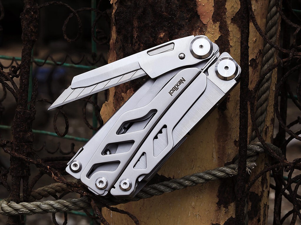NexTool Flagship Pro Multitool Stainless Handles Several Essential Tools Locking