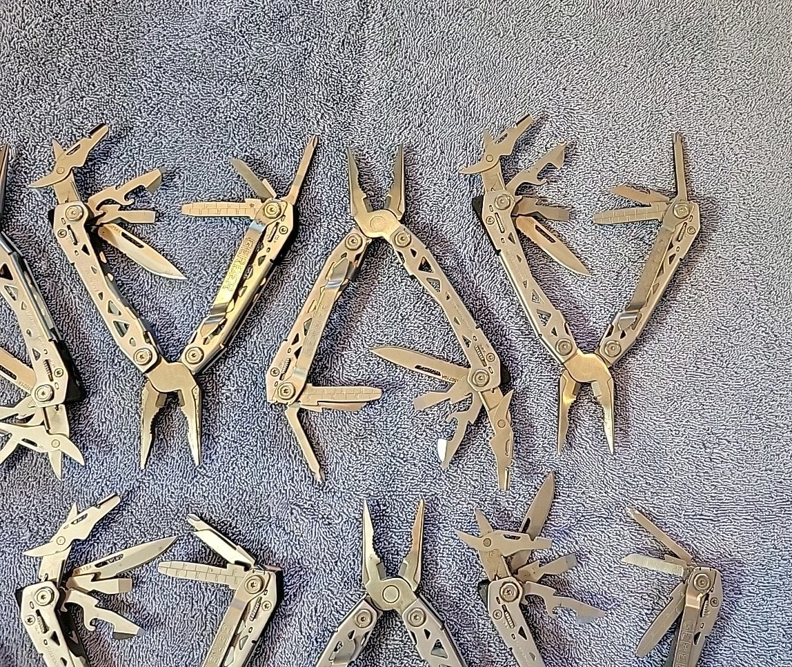 Gerber Suspension NXT Multi Tools – LOT OF 12 – Pliers, Scissors, Knife, File
