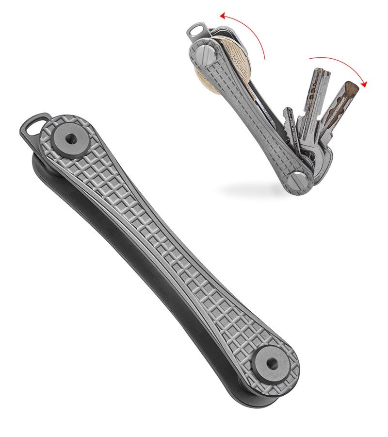 EDC Creative Titanium Keys Storage Holder for Men’s Personalized Key bag Tool