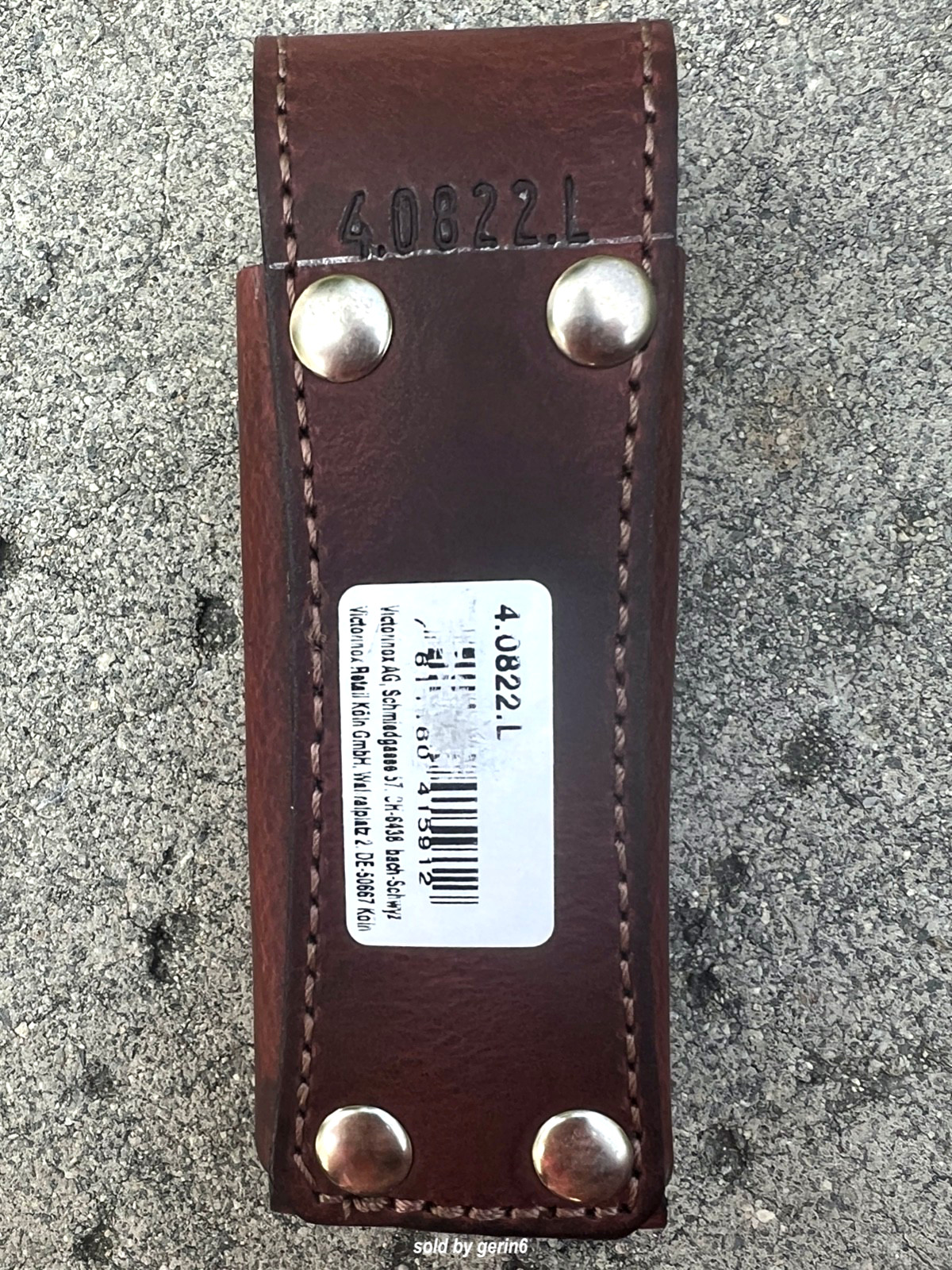 Swiss Army Leather Pouch / Case for SwissTool Spirit Victorinox 4.0822.L New