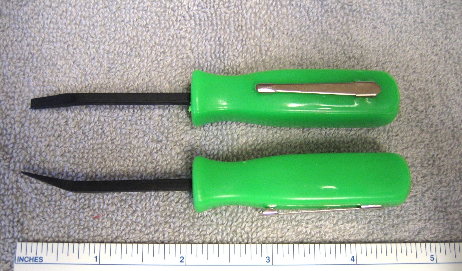 Snap On Pocket Screwdriver & 2 PQY Pocket Mini Pry Bar Tools **Green** *NEW*