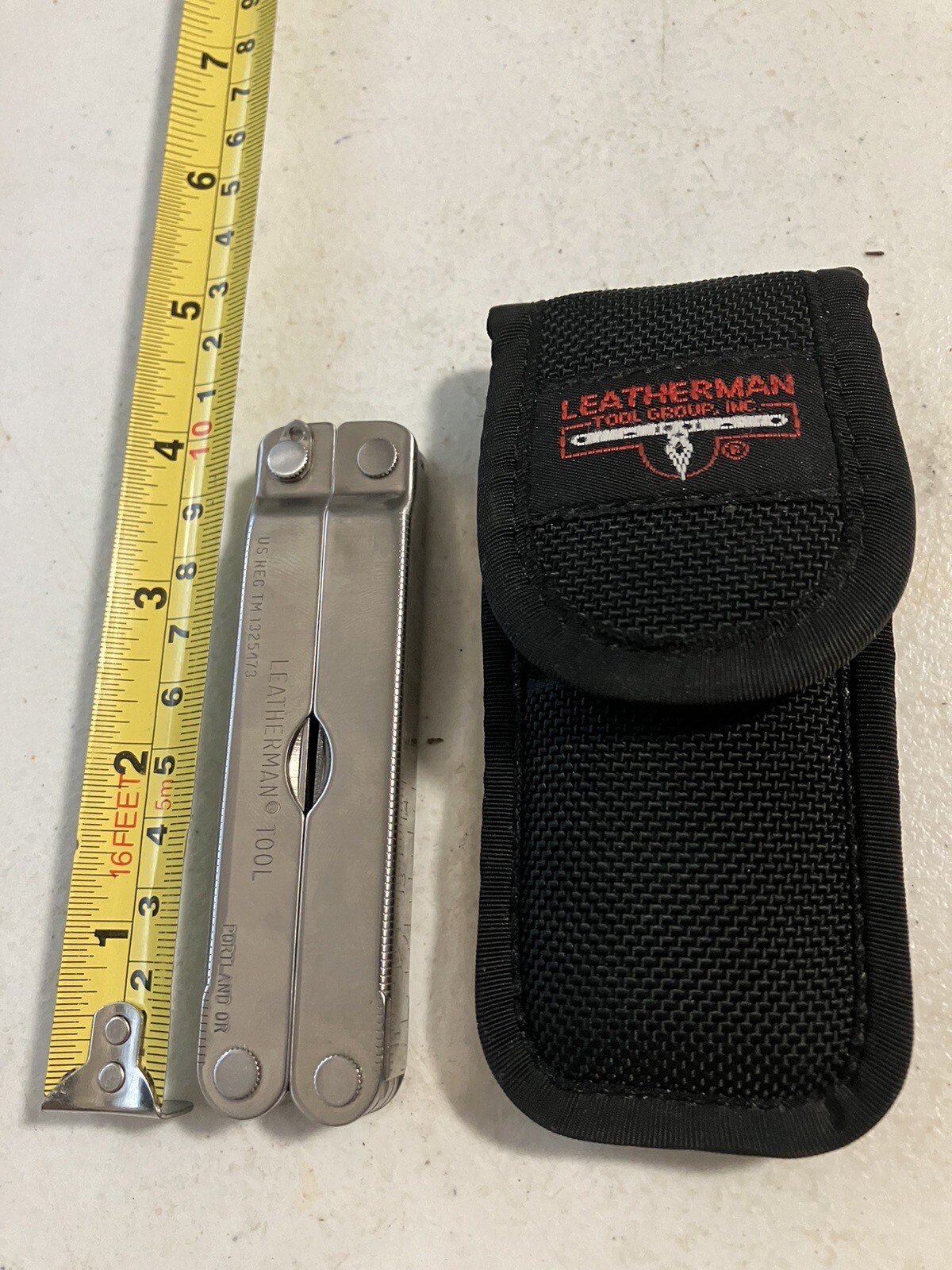 Vintage Original Leatherman Multi-Tool Portland OR TM 1325473 with Sheath USA