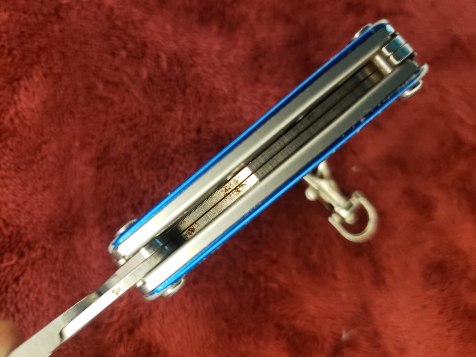 🔪 Leatherman Squirt P4 Multi-Tool Blue Keychain