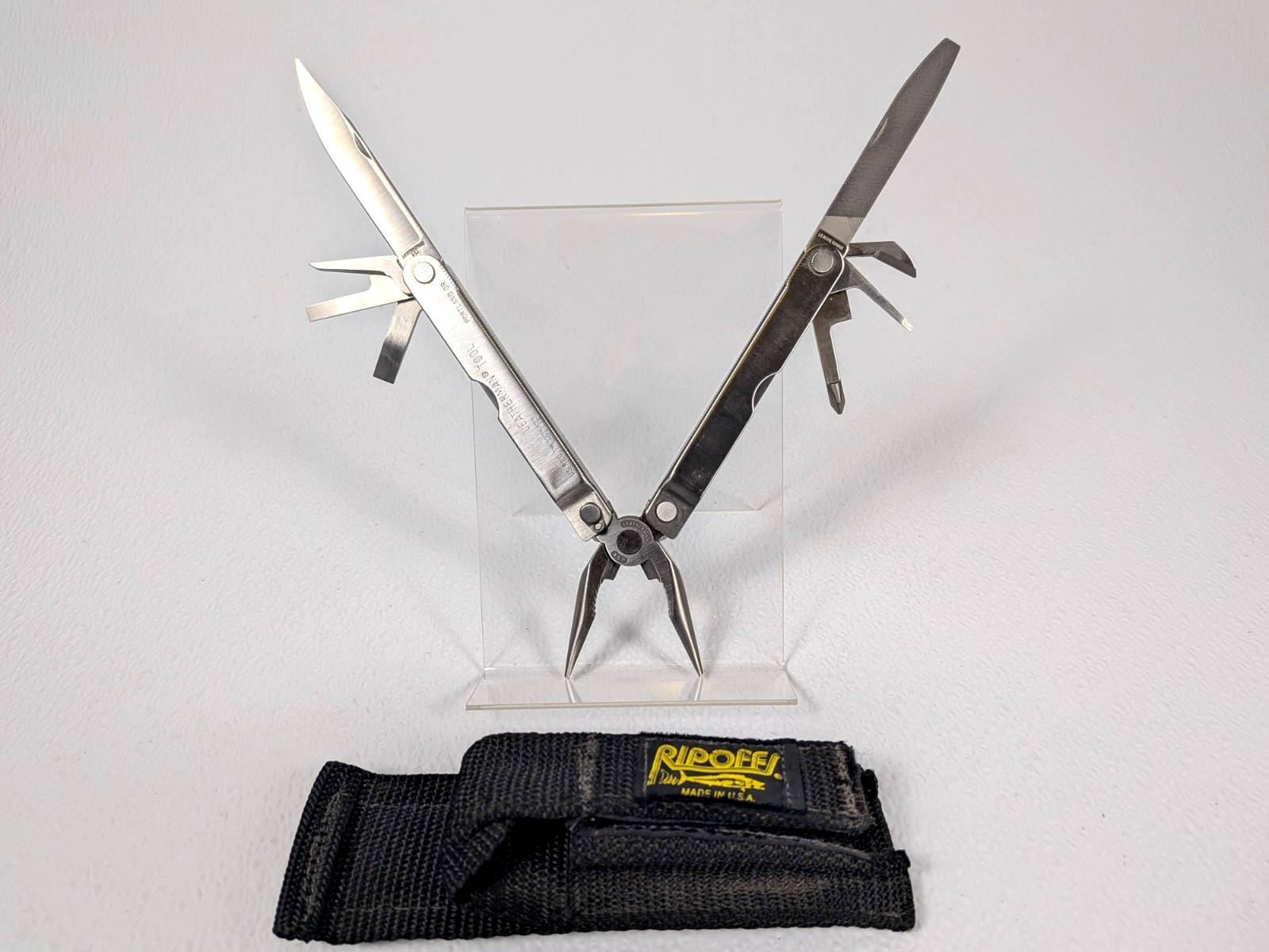 Vtg Leatherman Original Multi Tool w/ Case Portland, OR – Date Code 0494