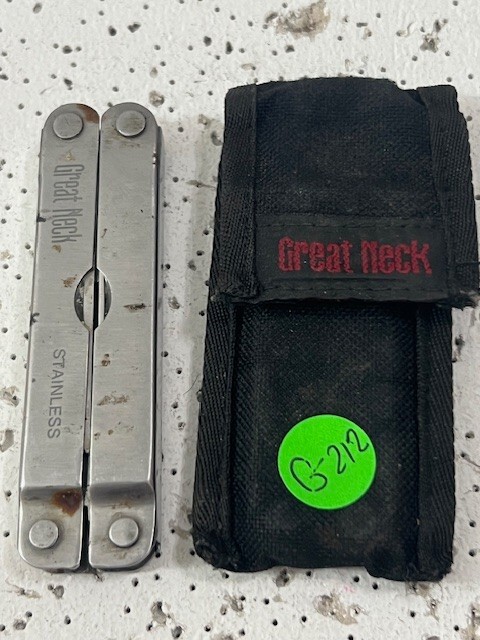 Vintage Great Neck Silver Multi-Tool Stainless Steel—