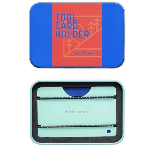 New WILD + WOLF TOOL CARD HOLDER – MULTIPURPOSE SURVIVAL TOOL