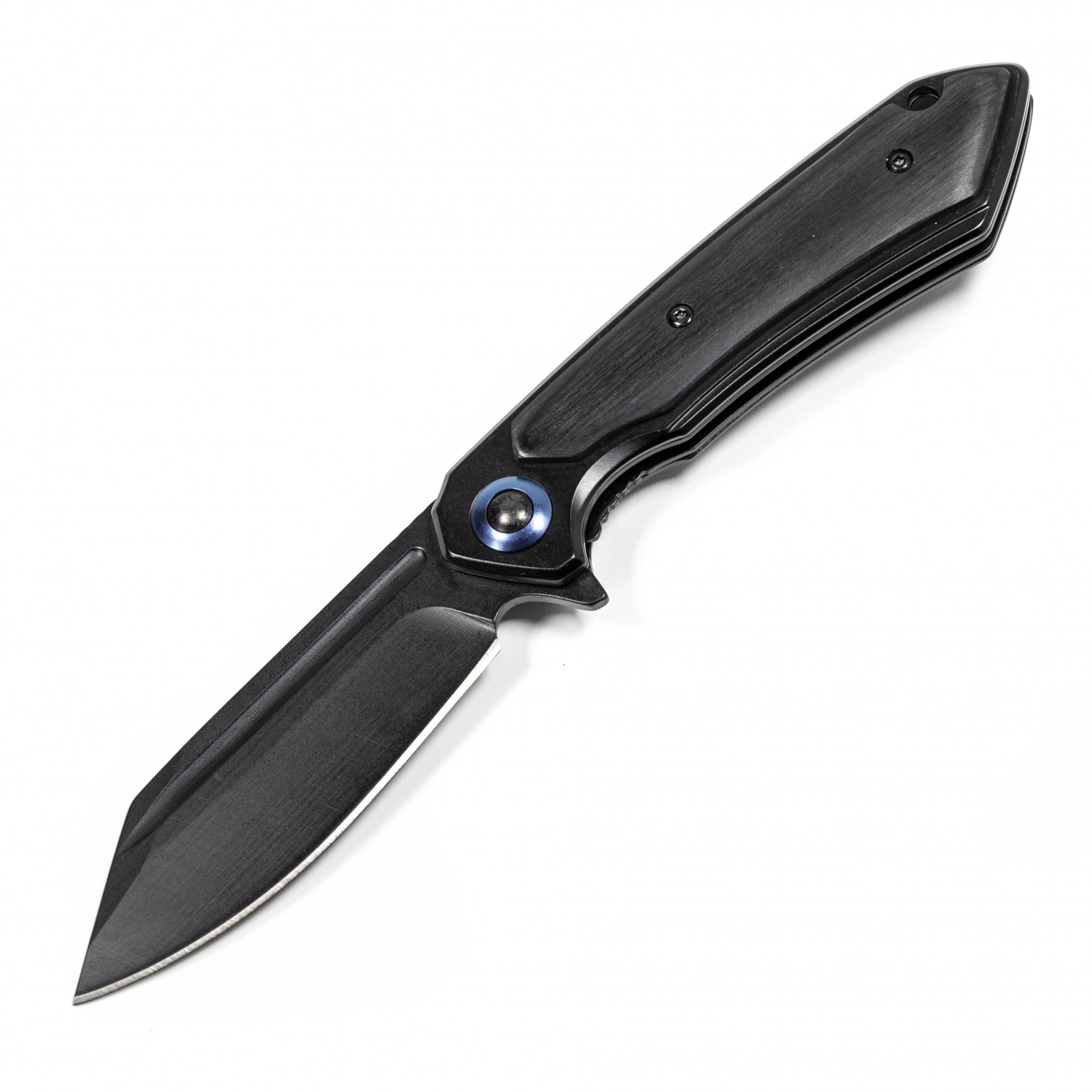ASR Tactical Drop Point Blade Thumb Assist Pocket Knife Stainless Steel – Black