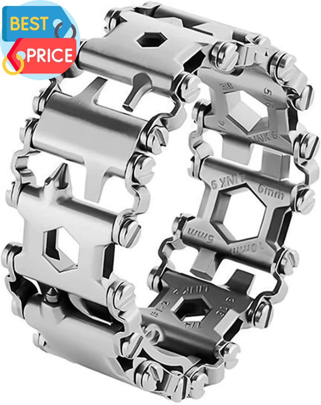 Multitool Bracelet 29 in 1, 22Cm Stainless Steel, Outdoor Travel Men Watch Strap