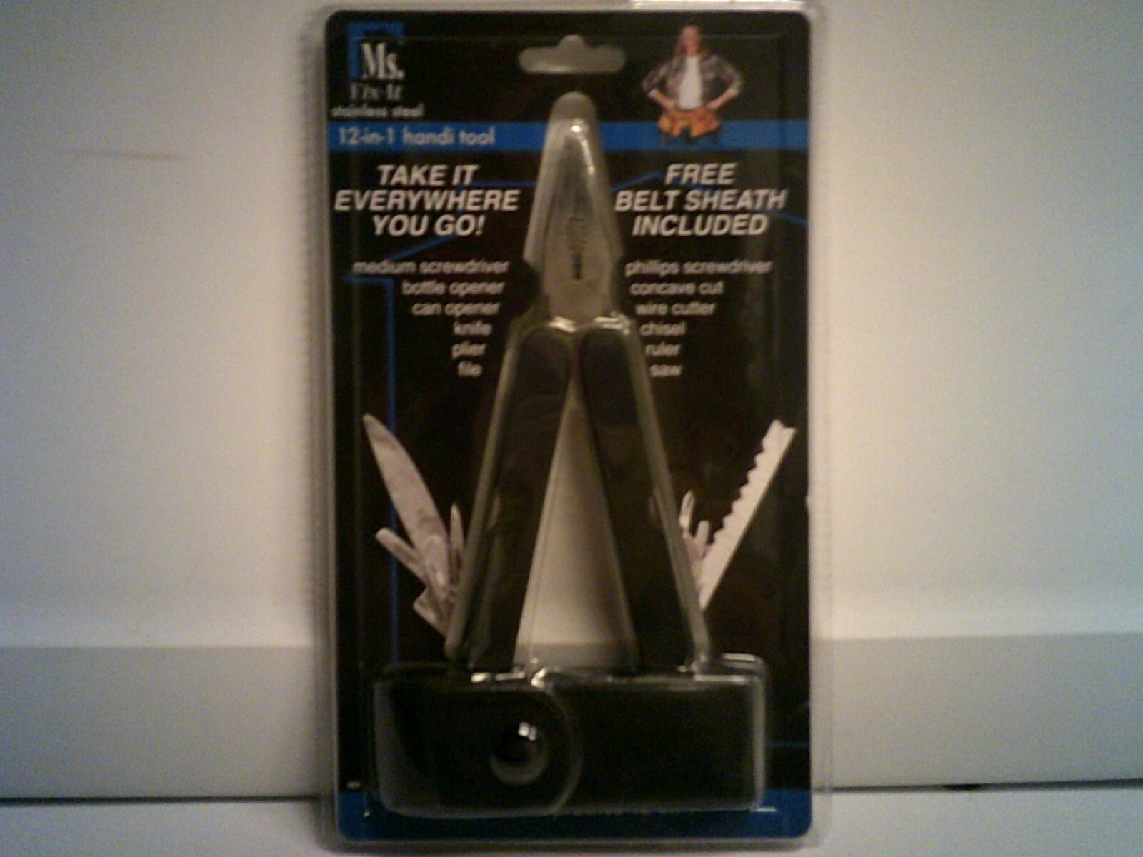 Ms. Fix It 12-in-1 Multi-Tool Sheath Included NEW SEALED