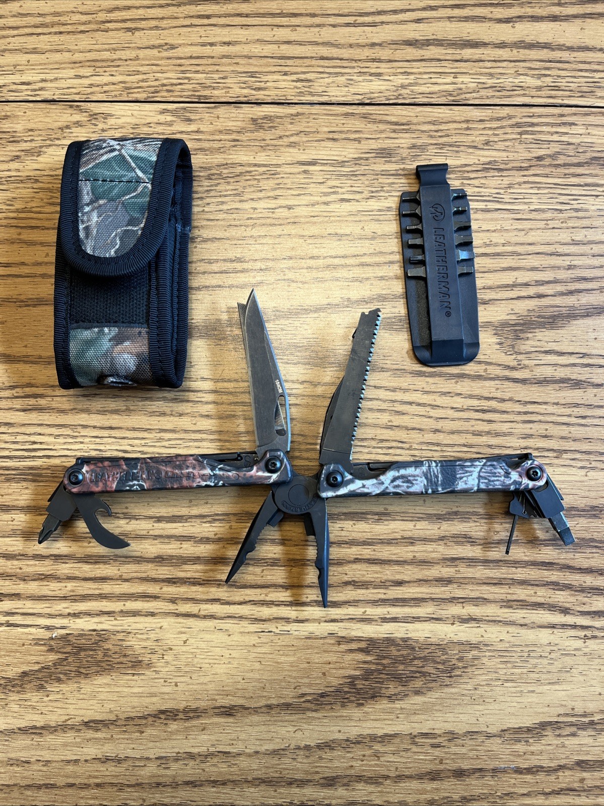 Leatherman Charge Realtree Camo With Bits And Camouflage Case