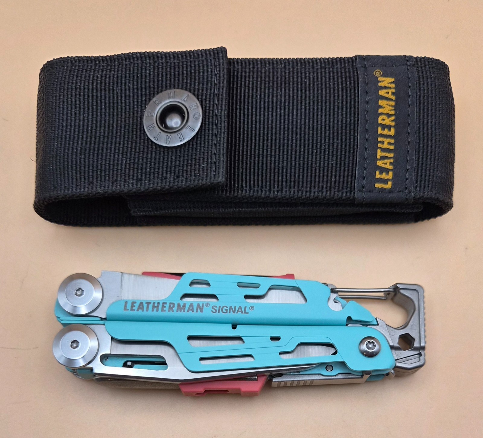 Leatherman SIGNAL Multi-Tool Aqua Good Condition (006)