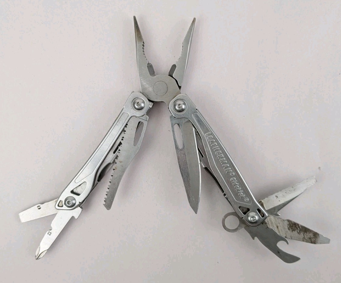 Stainless Steel Leatherman Sidekick Multi Tool Camping Pocket Knife Pliers USA