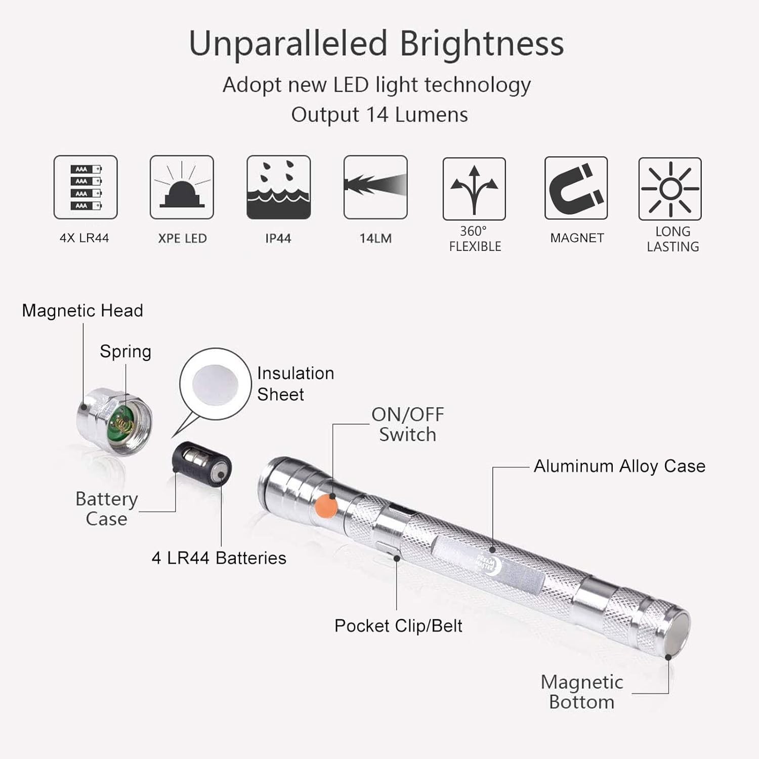 Dad Gifts, Magnetic Pickup Tool, Telescoping Magnet Flashlight, Fathers Day G…