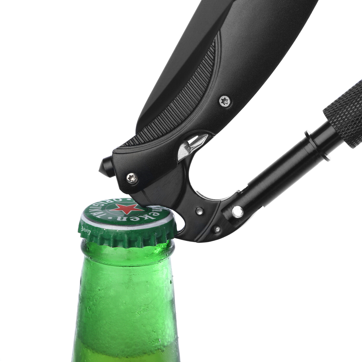 Great Utility 6 In 1 Multitool EDC Carabiner Clip for Hiking Camping Adventure