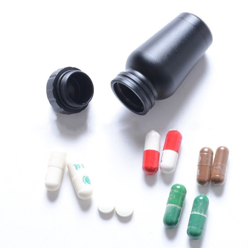 EDC Pocket Tool Aluminum Alloy Waterproof Tank Medicine Sealed Capsule Bottle Ou