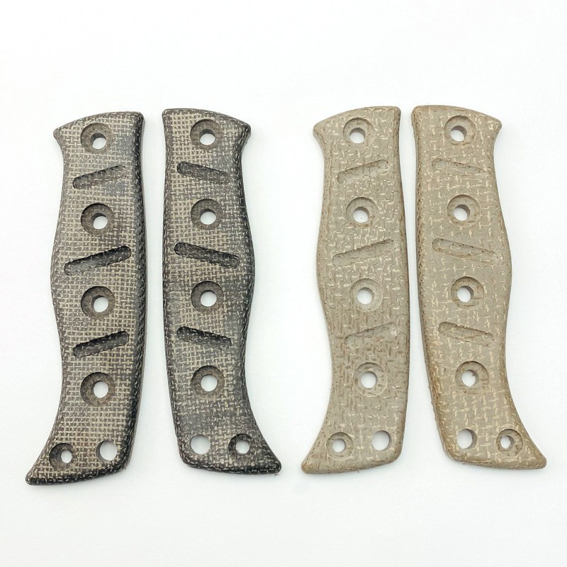 Micarta Handle Scales for Benchmade Fixed Adamas 375 Knife Custom DIY Grip