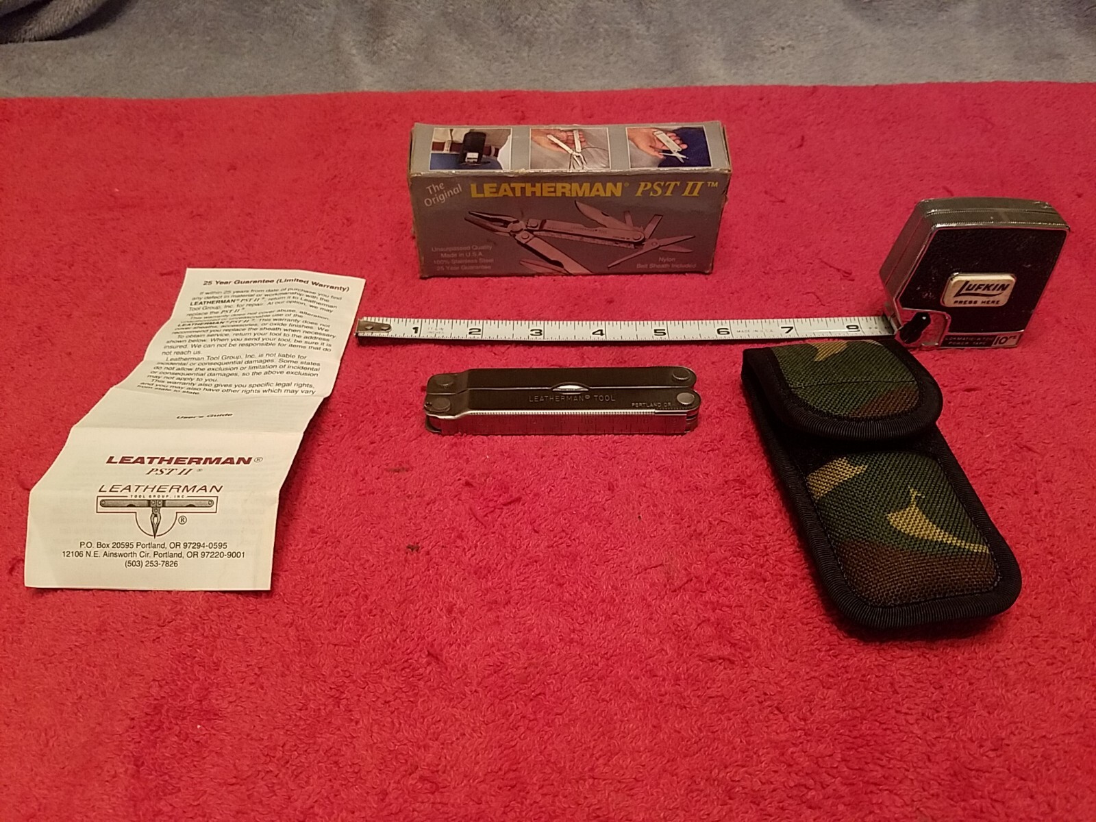 Leatherman PST II Pocket Survival Tool Multitool / Leatherman PST2 NOS VTG USA
