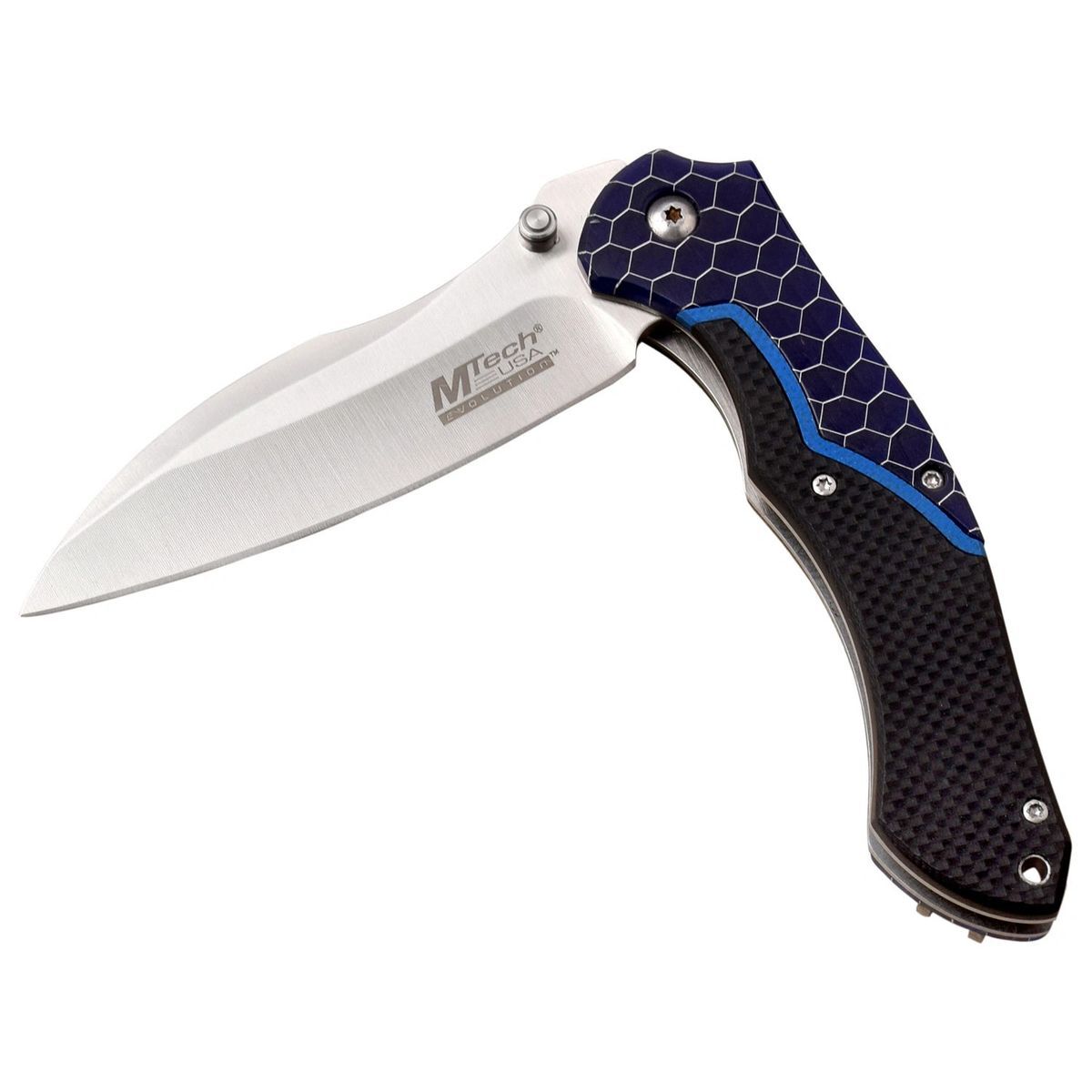 MTech USA – 3.5 inch Sheepsfoot Ball Bearing Folding Knife – MTE-FDR018-BL