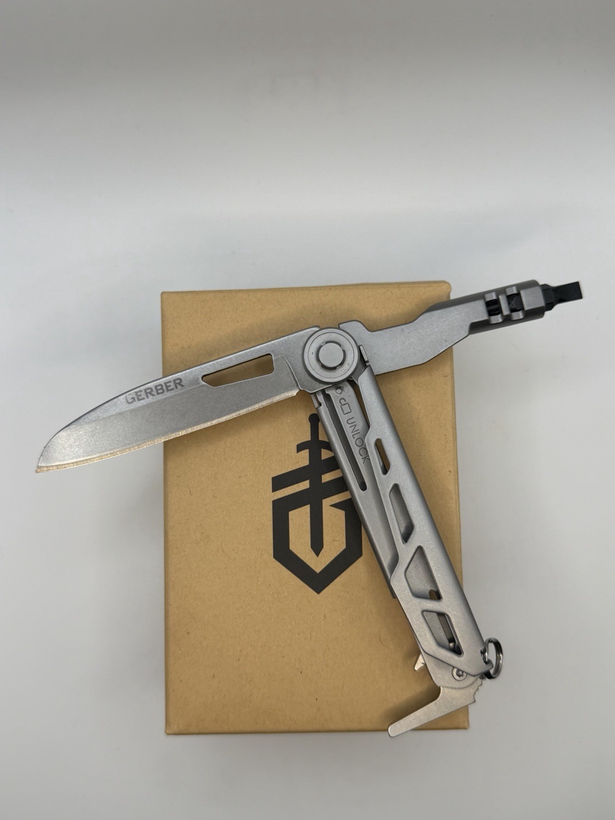 Gerber Armbar Slim Drive Burnt Orange Folding Knife New 30-001730