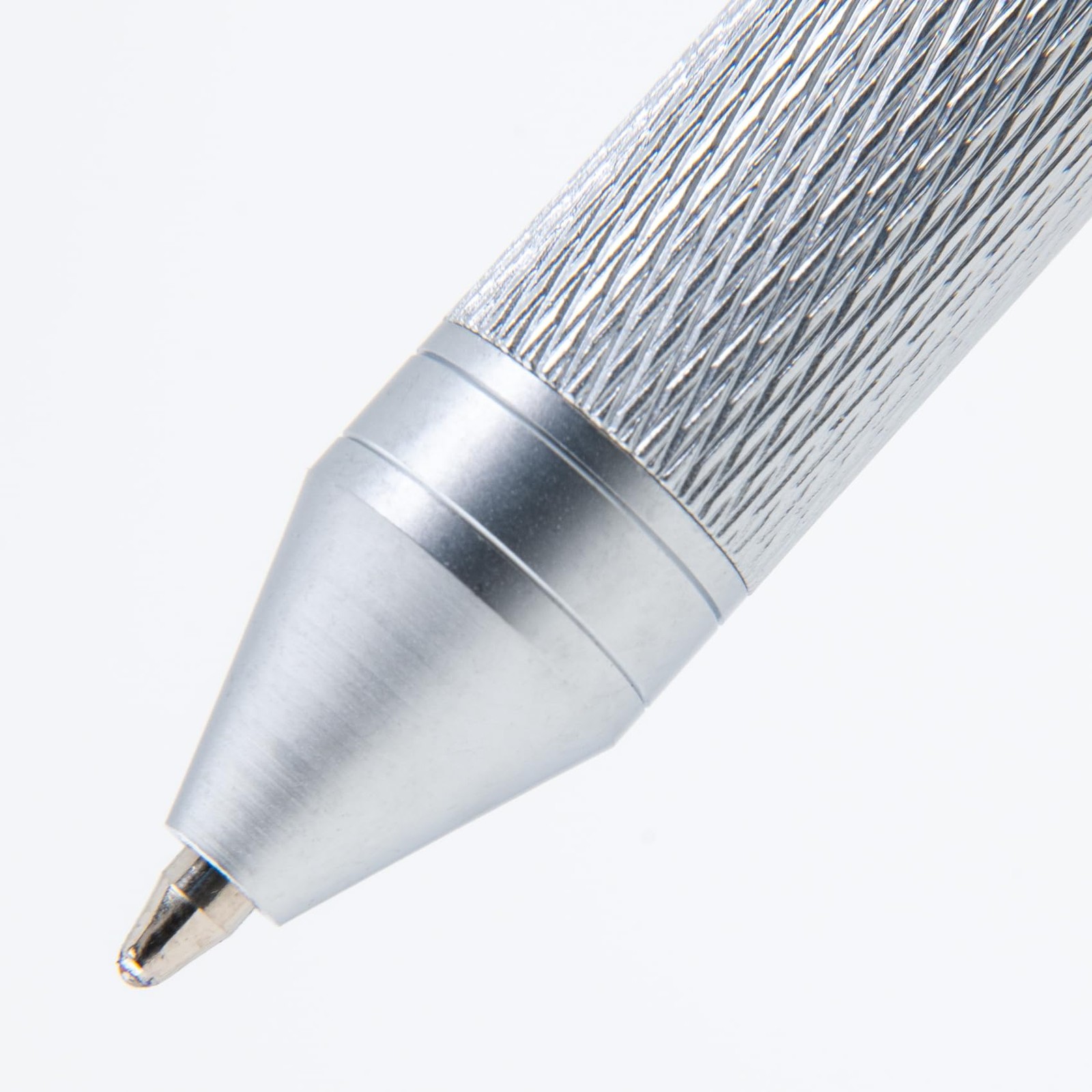 Monteverde USA Quadro 4-in-1 Multifunction Pen – Silver Finish – 3 Ballpoint …