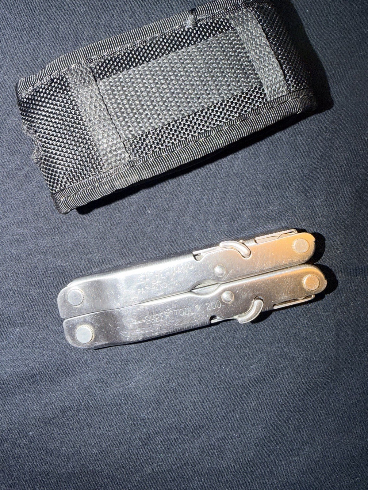 Leatherman Super Tool 200 Multi-Tool Knife w/ Sheath – Pat Pend