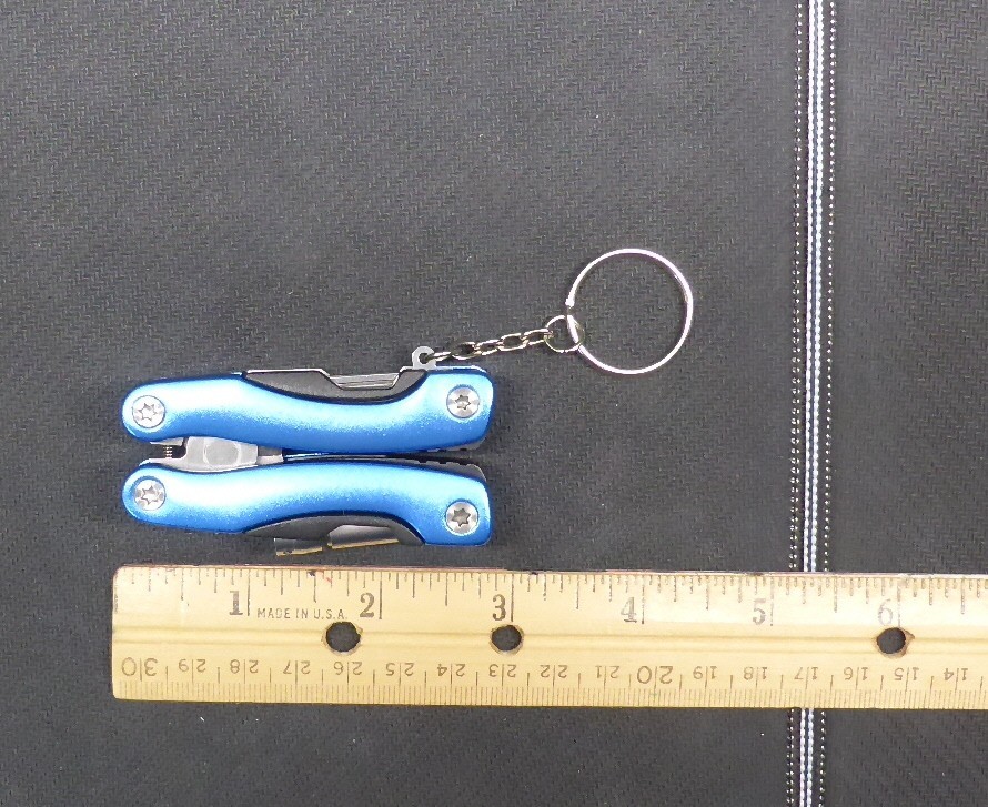 Mini Multi Tool w/ Led Light, Nylon Sheath, New Unused
